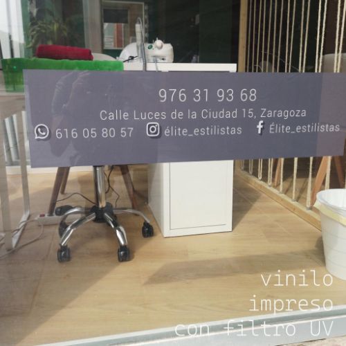 Imprimir vinilos adhesivos Zaragoza